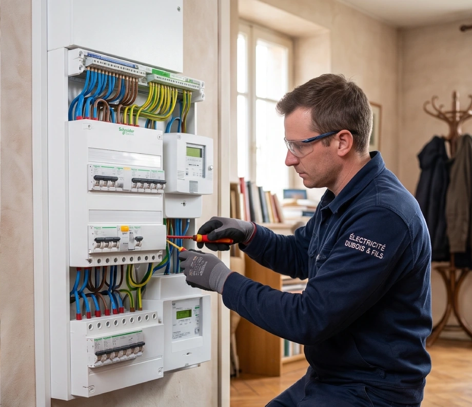 Rénovation électrique et remplacement d’un ancien tableau à fusibles